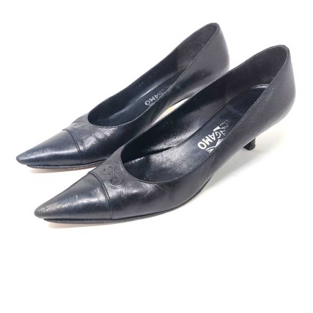 Salvatore Ferragamo Leather Black Pumps 8 - image 3