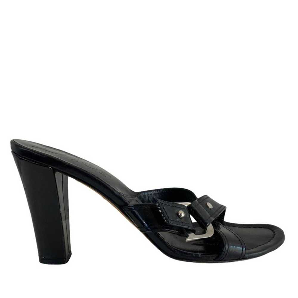 Y2K Christian Dior Patent D Charm Sandal - image 2