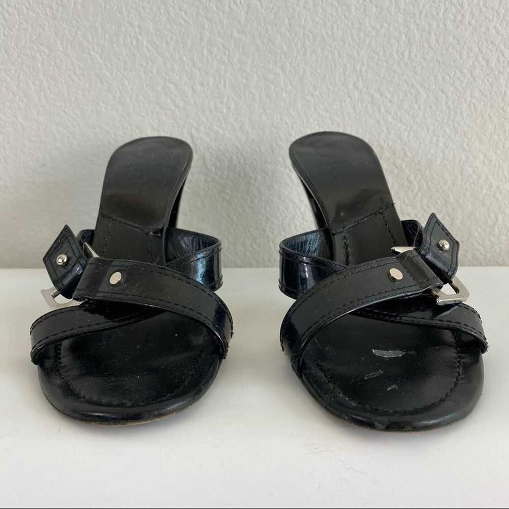 Y2K Christian Dior Patent D Charm Sandal - image 3