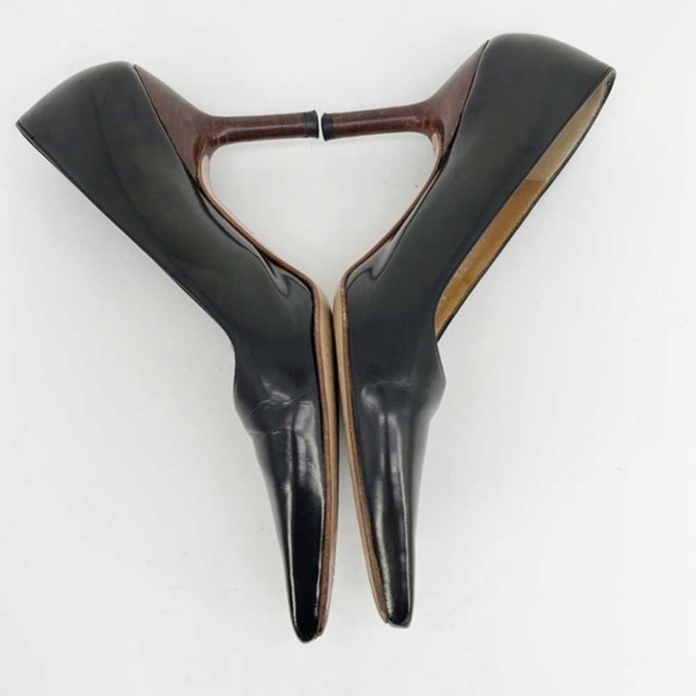 GUCCI | Authentic Vintage Black Leather Heel 6.5 - image 5