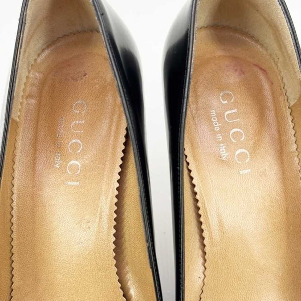 GUCCI | Authentic Vintage Black Leather Heel 6.5 - image 6