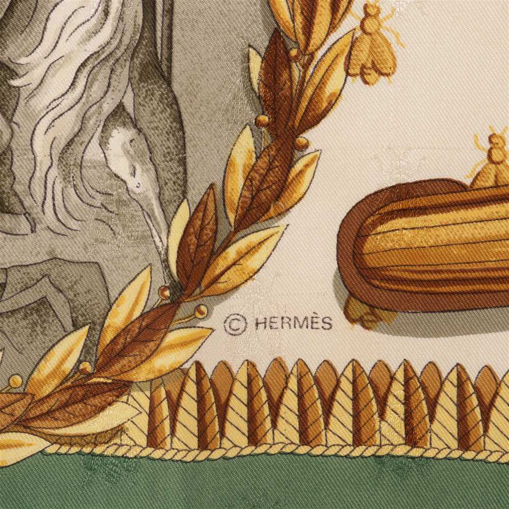 Hermes Napoleon Silk Scarf - image 7
