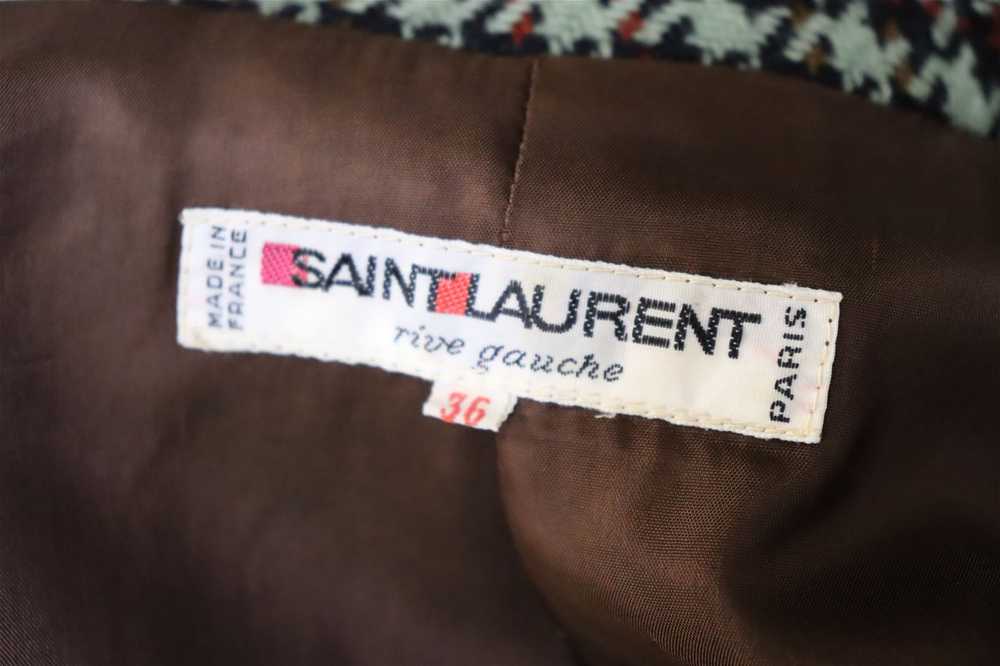 Yves Saint Laurent Houndstooth Blazer - image 8
