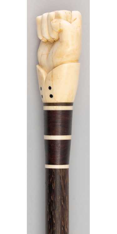 CLENCHED FIST CANE Late 19th/Early 20th Century L… - image 1