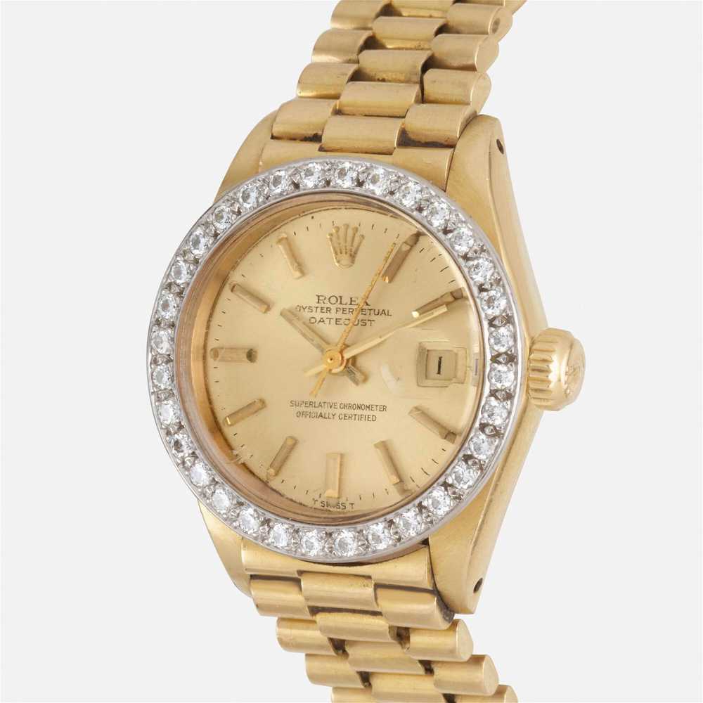 Rolex, 'Oyster Perpetual Datejust' diamond watch - image 2