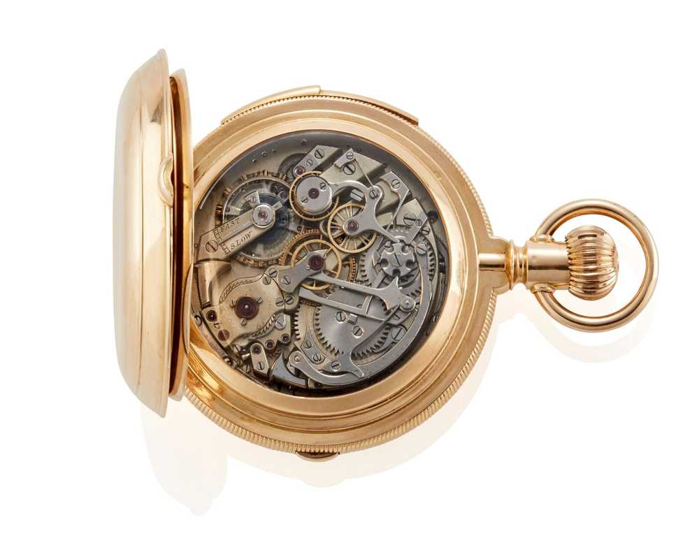 A Gold Repeating Pocket Watch, Le Coultre - image 2
