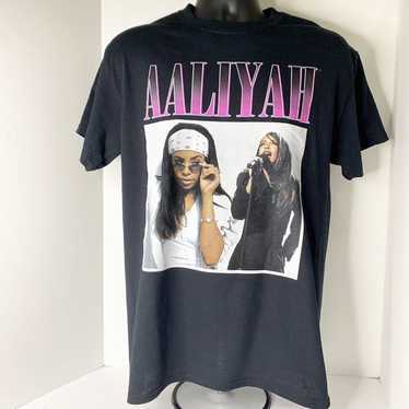 Aaliyah Black R&B Rap Hip Hop Tee T-Shirt - image 1