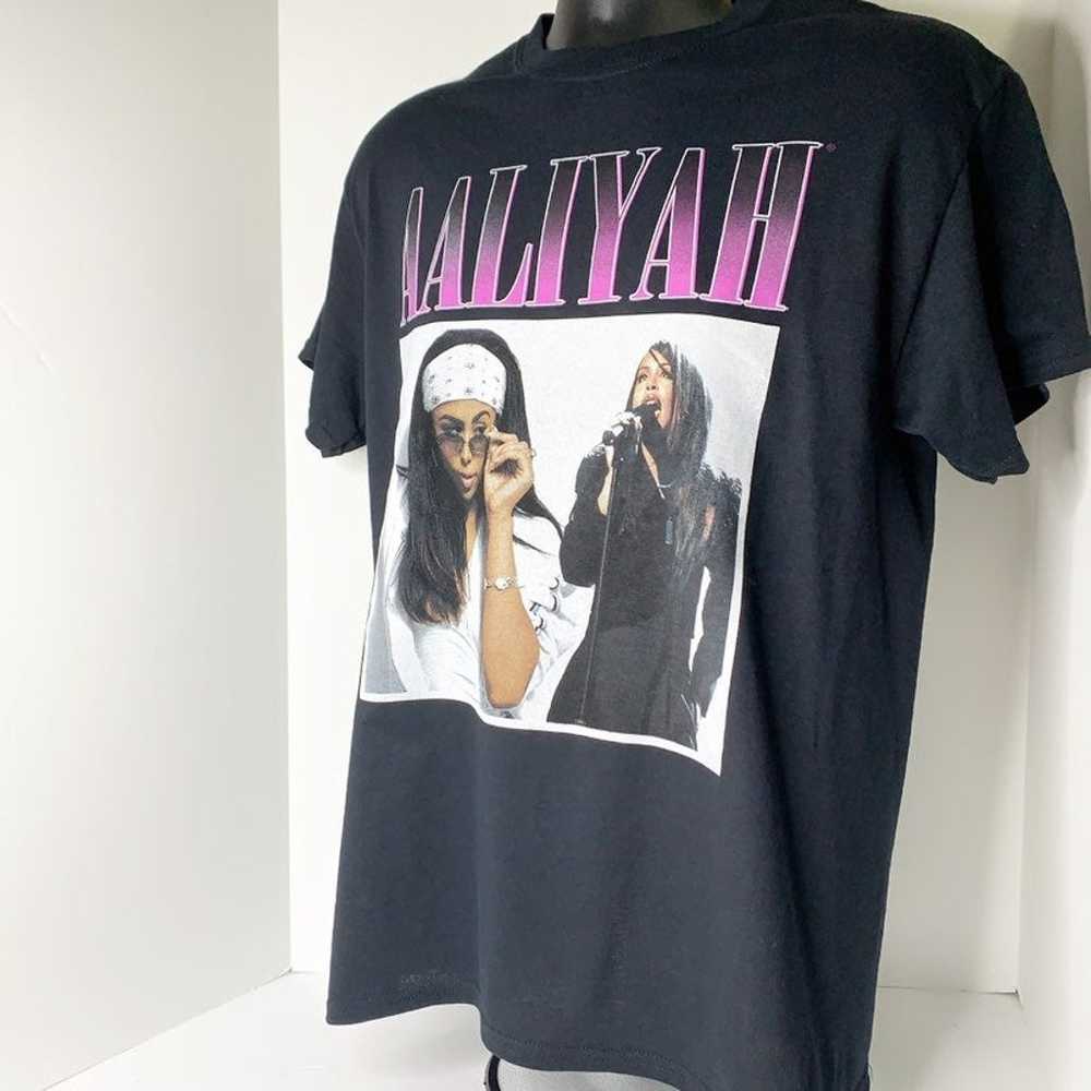 Aaliyah Black R&B Rap Hip Hop Tee T-Shirt - image 4