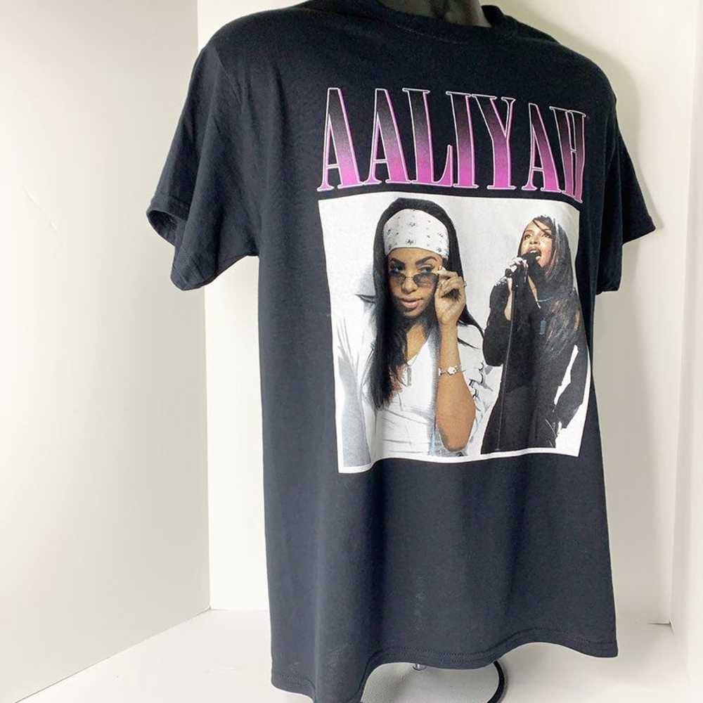 Aaliyah Black R&B Rap Hip Hop Tee T-Shirt - image 5