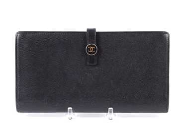 Chanel Coco Button Long Wallet - image 1