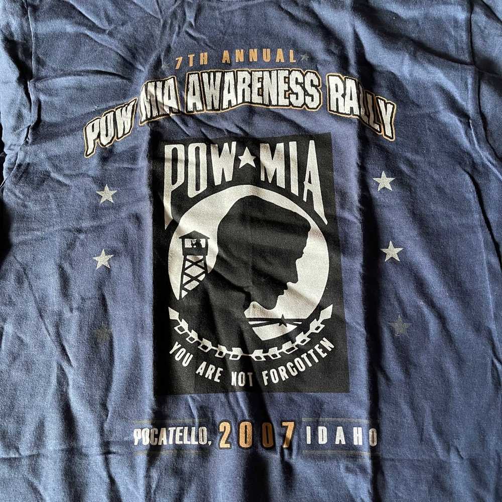 pow mia awareness rally tshirt - image 4