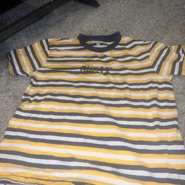 Guess originals clearance striped tee yellow