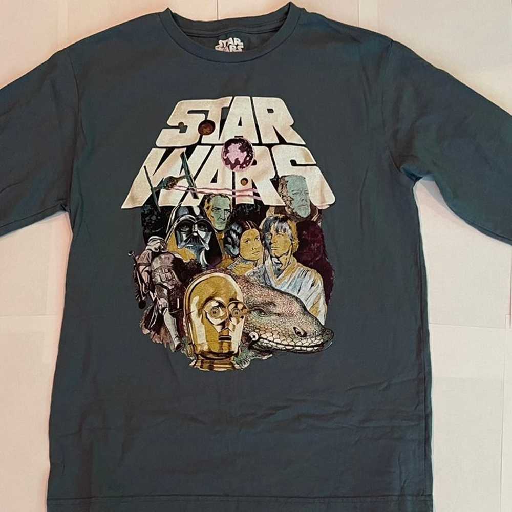 Vintage Star Wars Long Sleve T Shirt - image 1