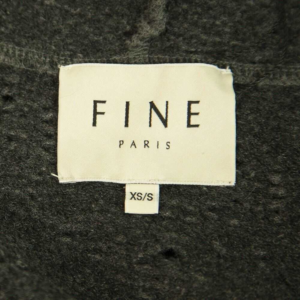 Fine Isis Gray Perforated Cardigan Cardi Jacket T… - image 3