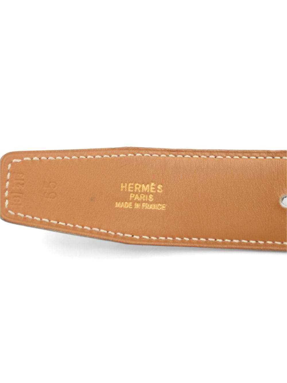 Hermès Pre-Owned 1998 Cadena reversible belt - Br… - image 4