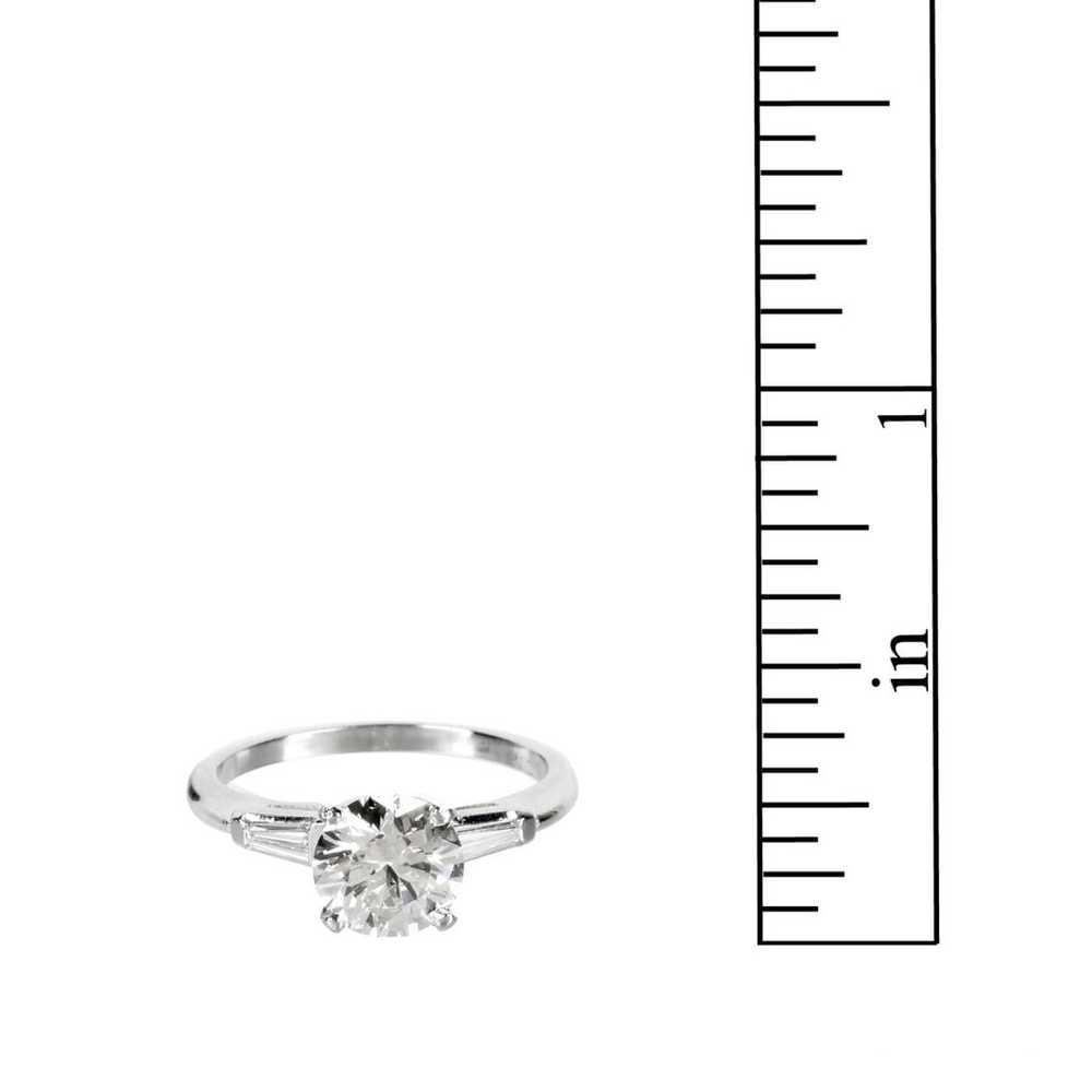 GIA Diamond and Platinum Ring - image 5