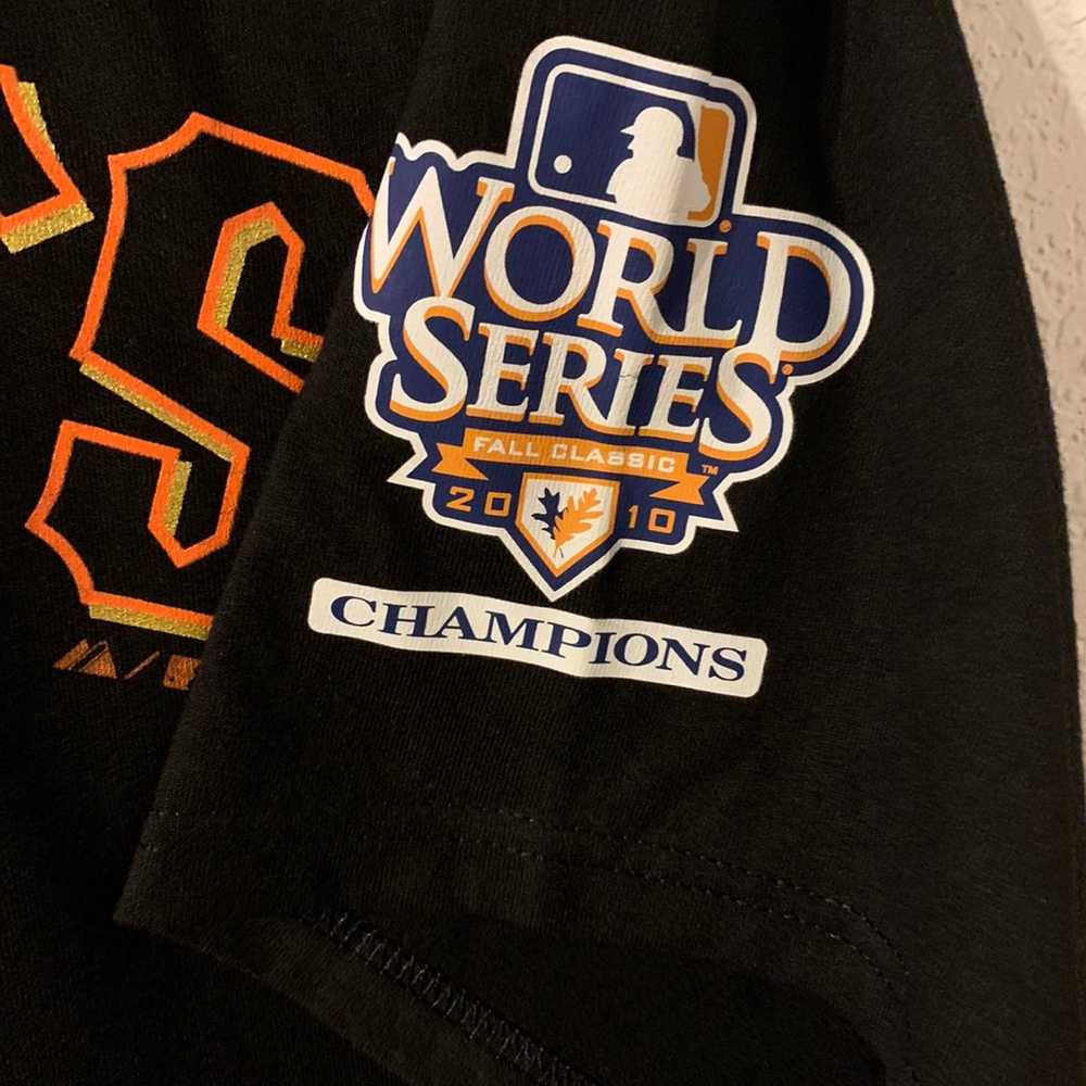 Majestic vintage 2010 SF Giants World Series Cham… - image 3
