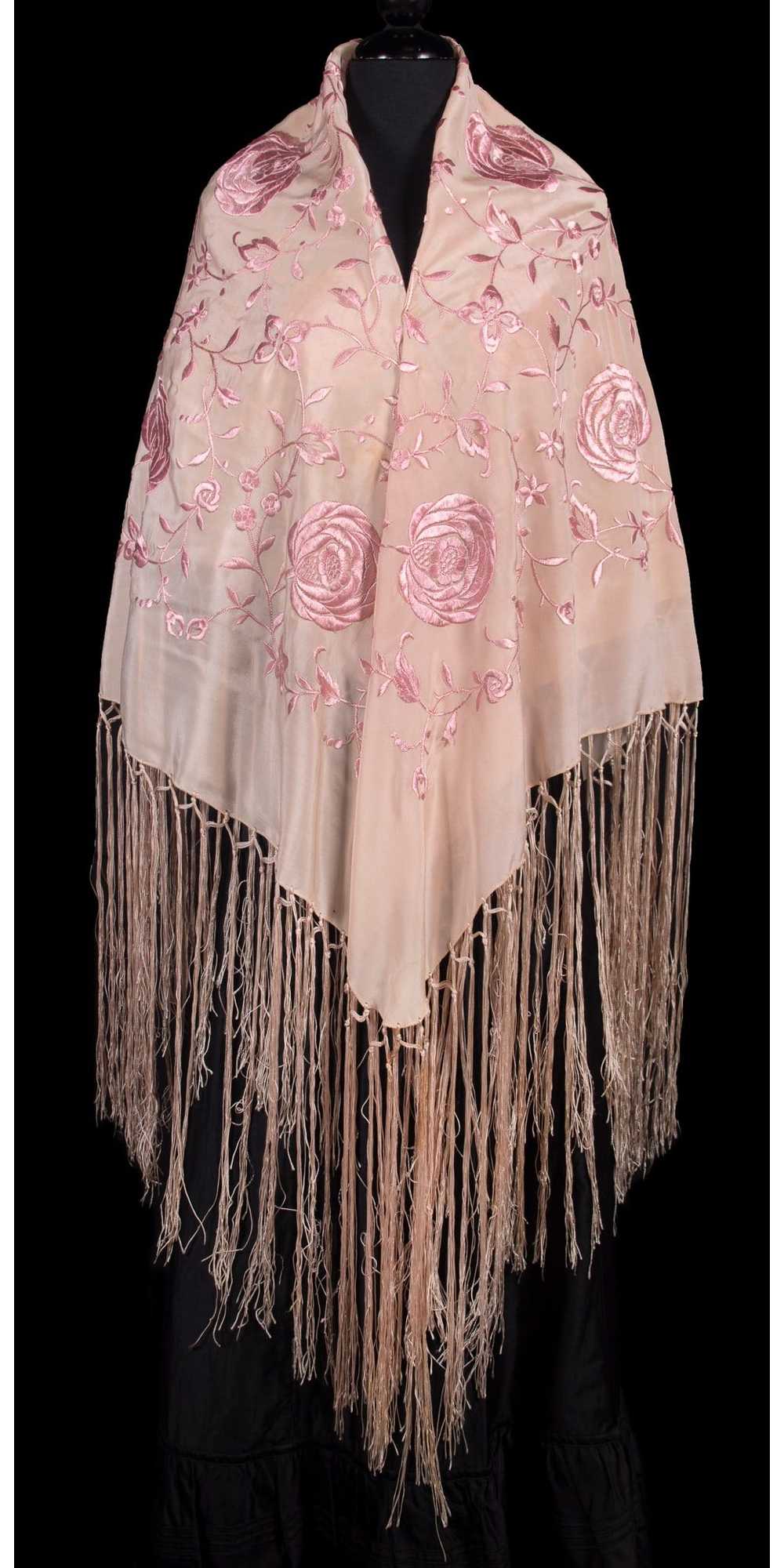 TWO CANTON SHAWLS, 1930s - image 2