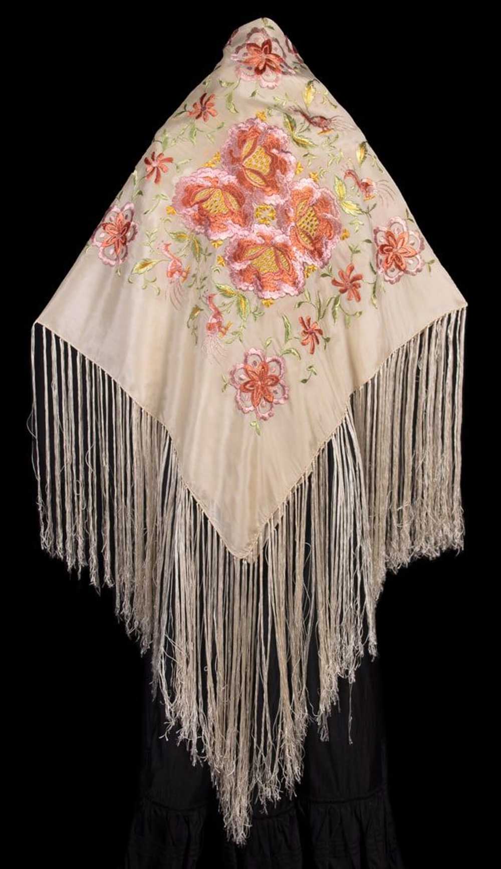 TWO CANTON SHAWLS, 1930s - image 8