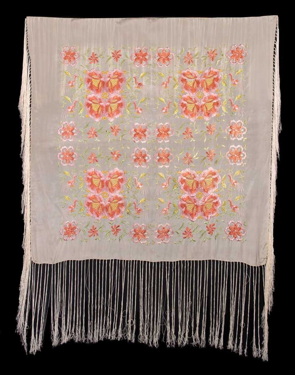 TWO CANTON SHAWLS, 1930s - image 9