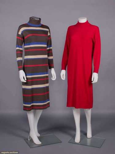TWO BONNIE CASHIN SWEATER DRESSES, USA, 1960s