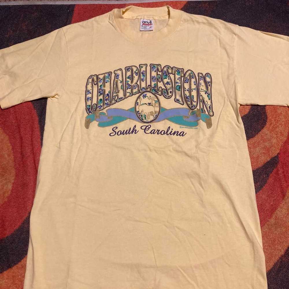 VTG Vintage Charleston South Carolina T shirt Sin… - image 1