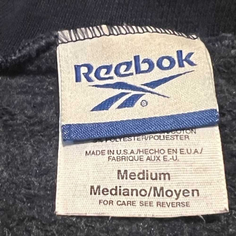 Vintage Reebok  Sweater Adult M Blue Embroidered … - image 3