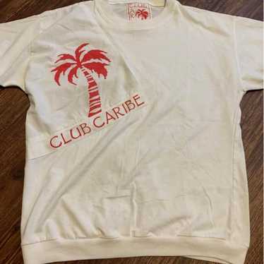80s Vintage Club Caribe Shirt Men Size Medium