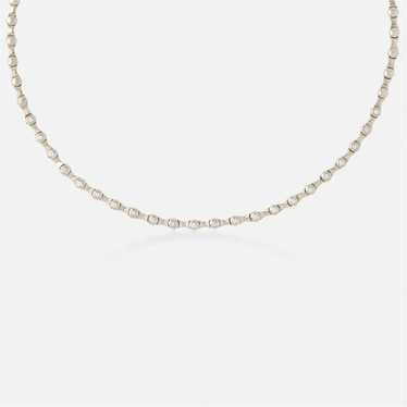 Diamond and white gold necklace - image 1