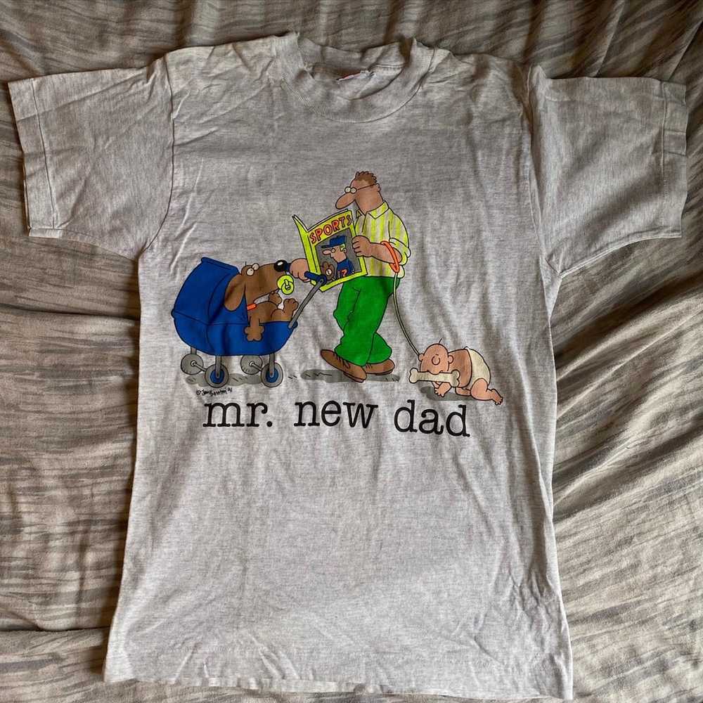 1991 Jim Benton ‘Mr. New Dad’ Comics Single Stitc… - image 1