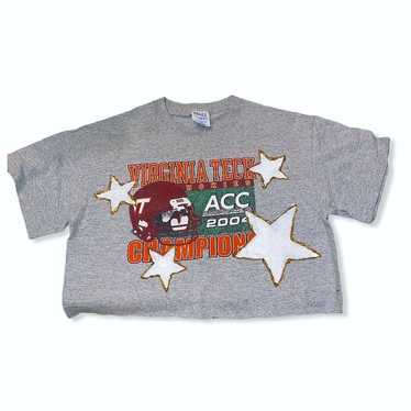 Virginia Tech vintage star crop top - image 1