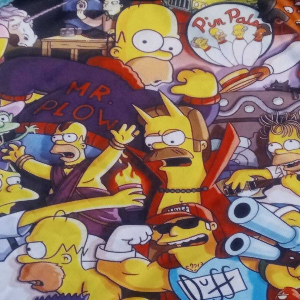 vintage Simpsons All Over Print t shirt Homer Mr … - image 3