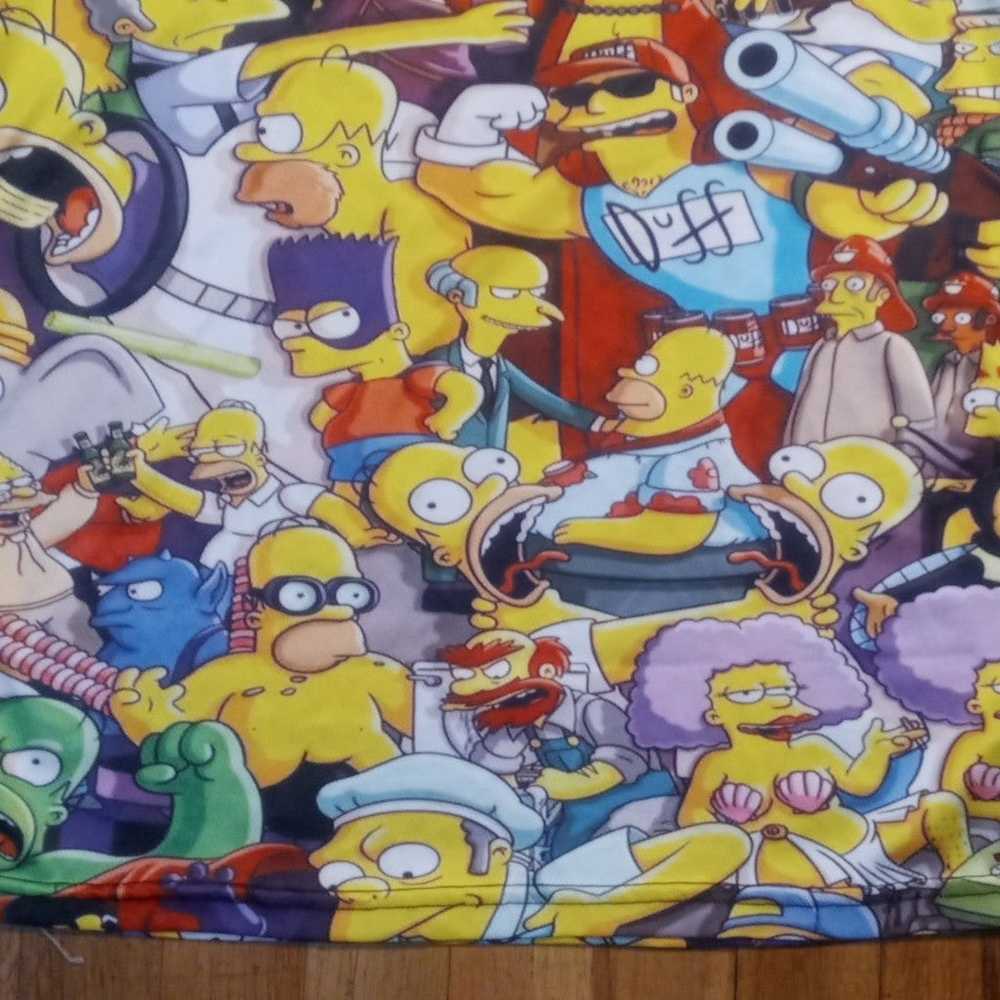 vintage Simpsons All Over Print t shirt Homer Mr … - image 4