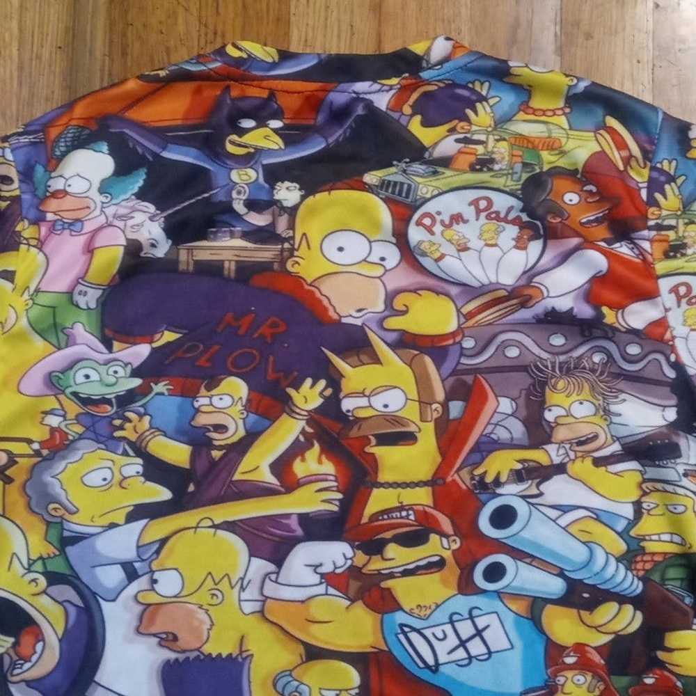 vintage Simpsons All Over Print t shirt Homer Mr … - image 7