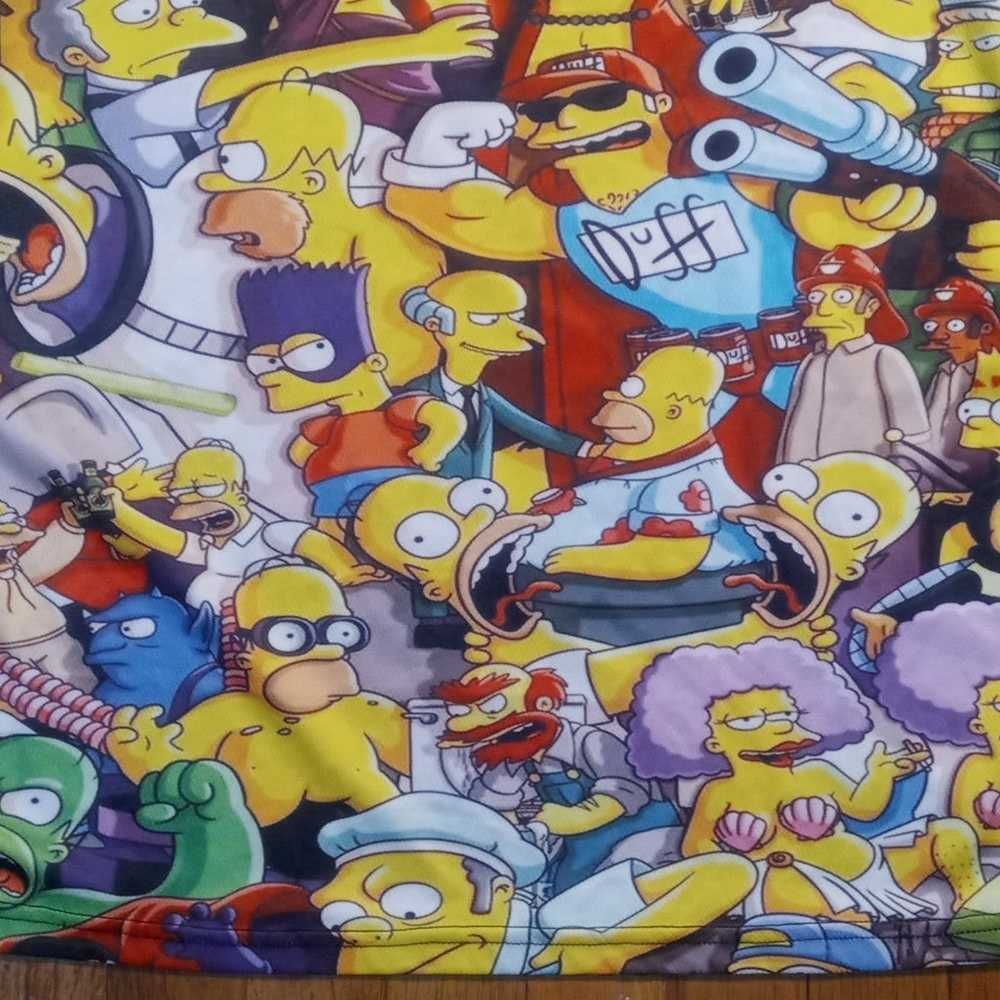 vintage Simpsons All Over Print t shirt Homer Mr … - image 8