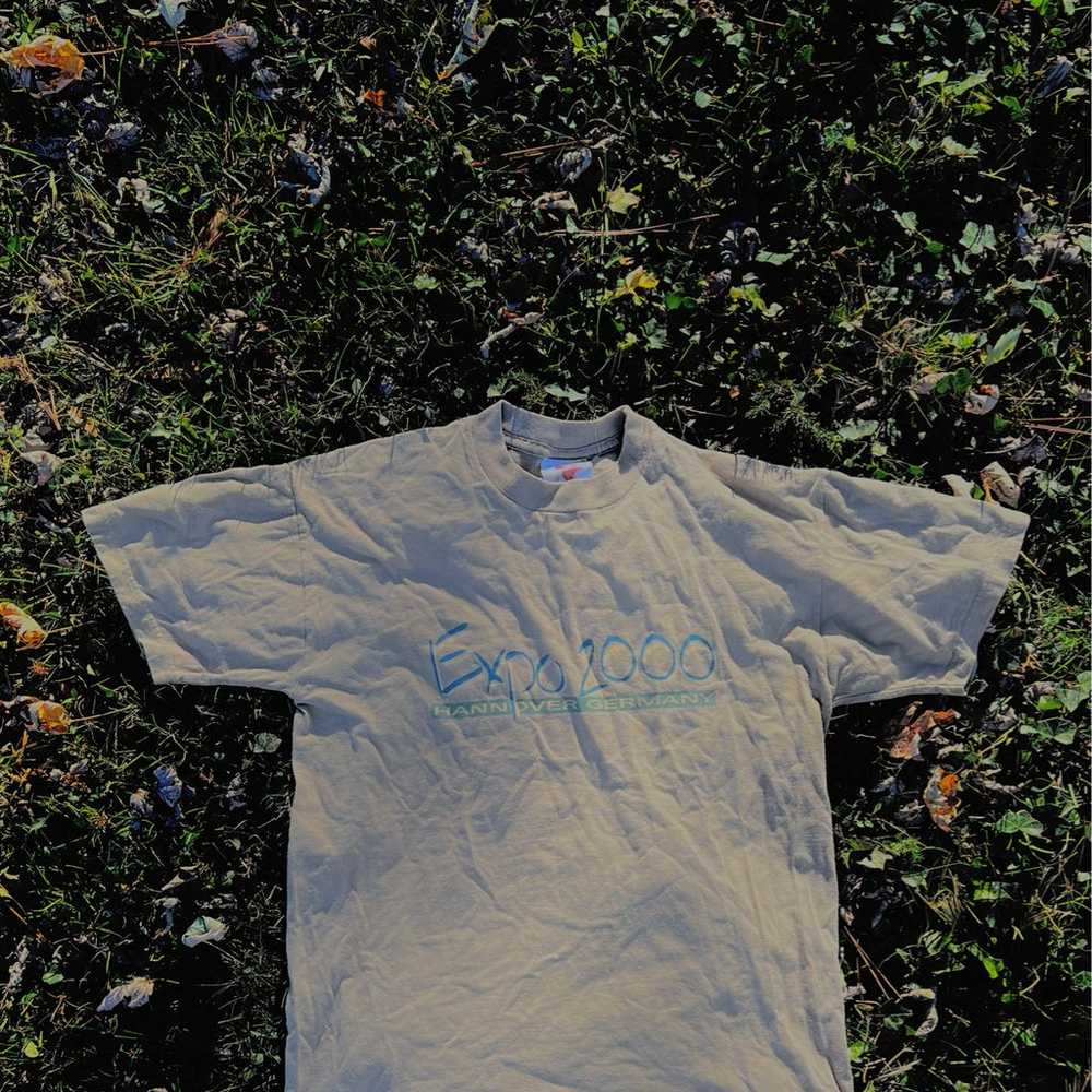 Vintage Hanover Expo 2000 Y2k shirt size medium i… - image 1