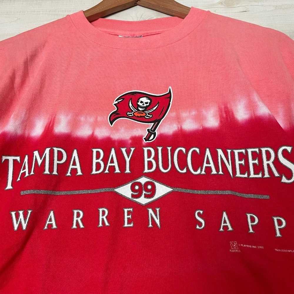 Vintage Tampa Bucs Buccaneers Warren Sapp Tiedye … - image 3