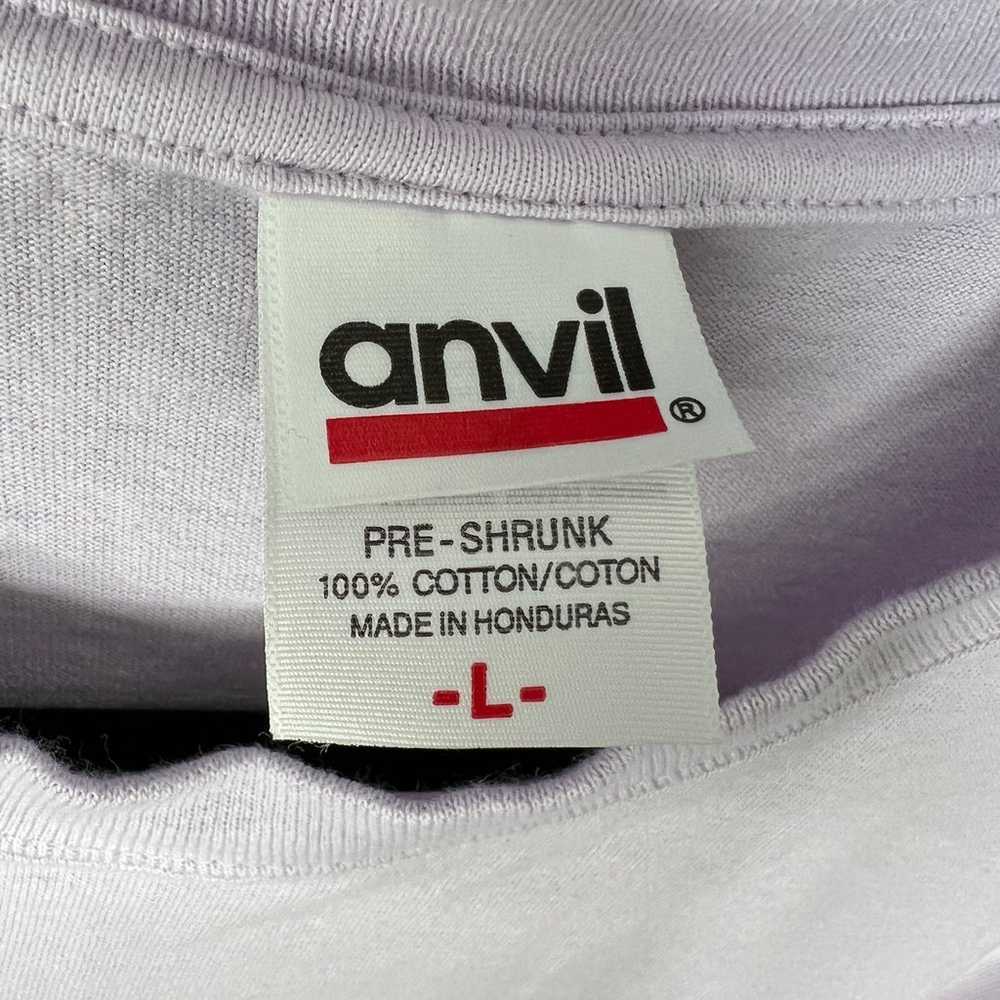 Anvil Unisex Lavender Florida Map Logo TShirt Siz… - image 2