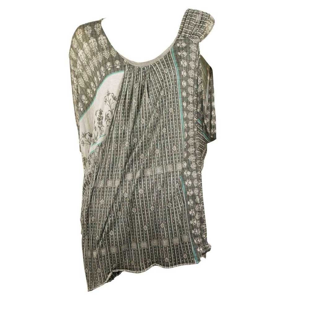 Yigal Azrouel Gray Floral One Shoulder Oversize L… - image 5