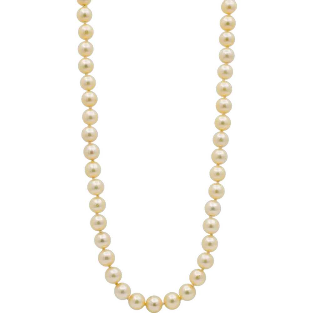 Ladies Vintage Natural Pearl Beads Cocktail Chain… - image 1
