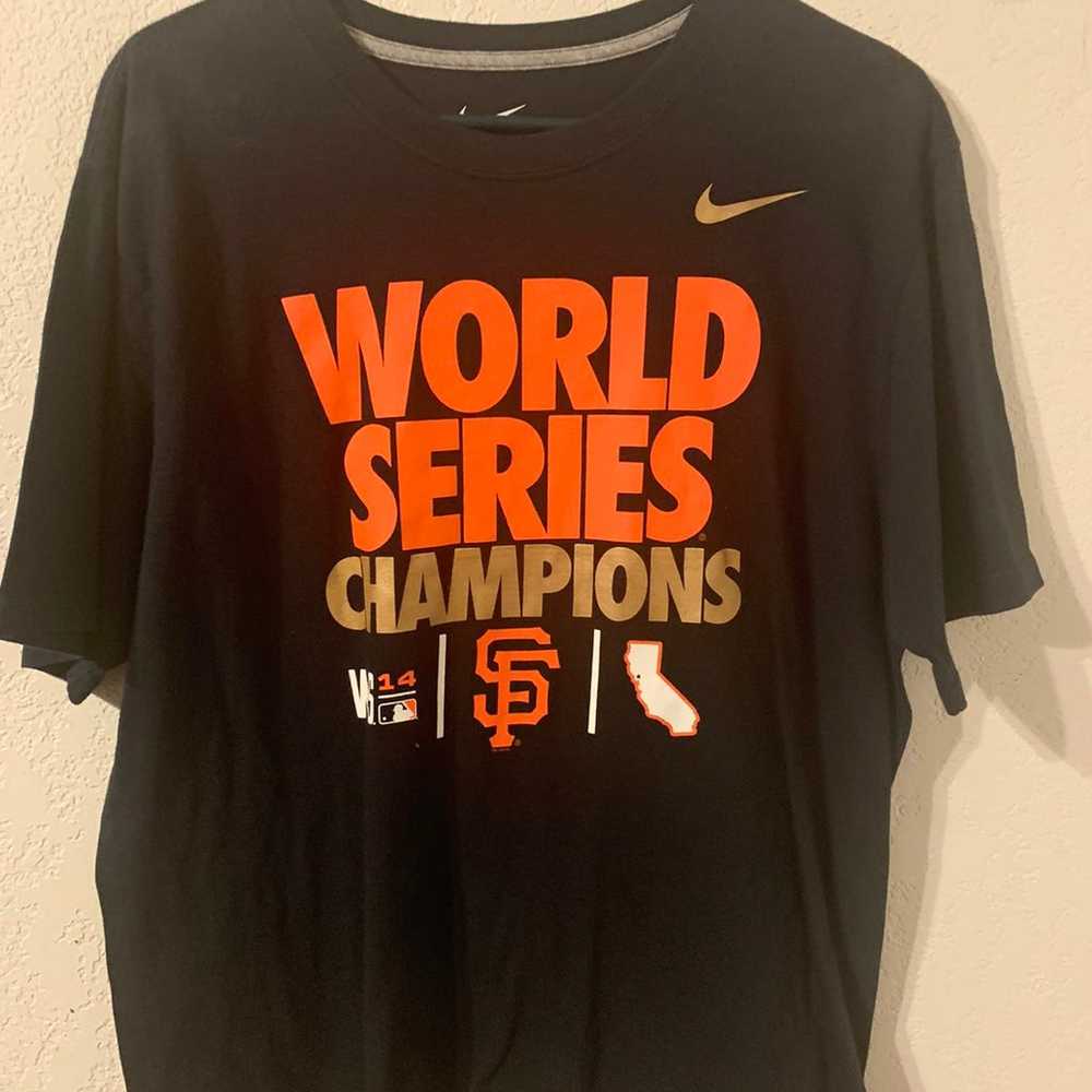 Nike 2014 SF Giants Worls Series vintage Tee - image 2