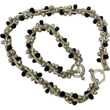 Vintage Sophisticated Choker Necklace/Bracelet St… - image 1