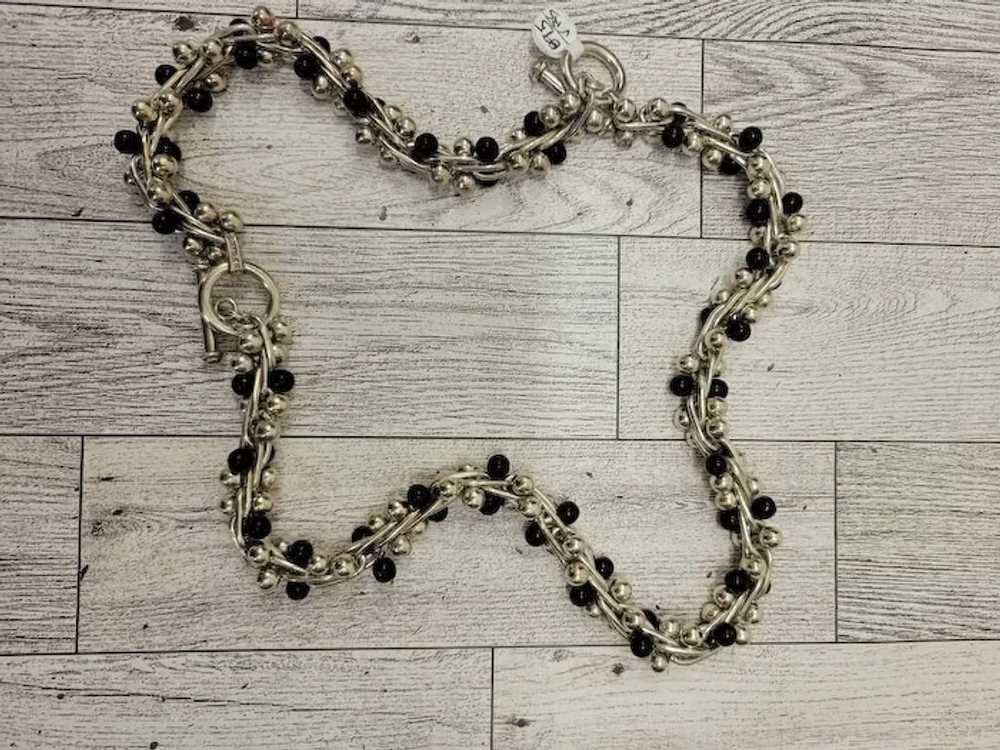 Vintage Sophisticated Choker Necklace/Bracelet St… - image 2