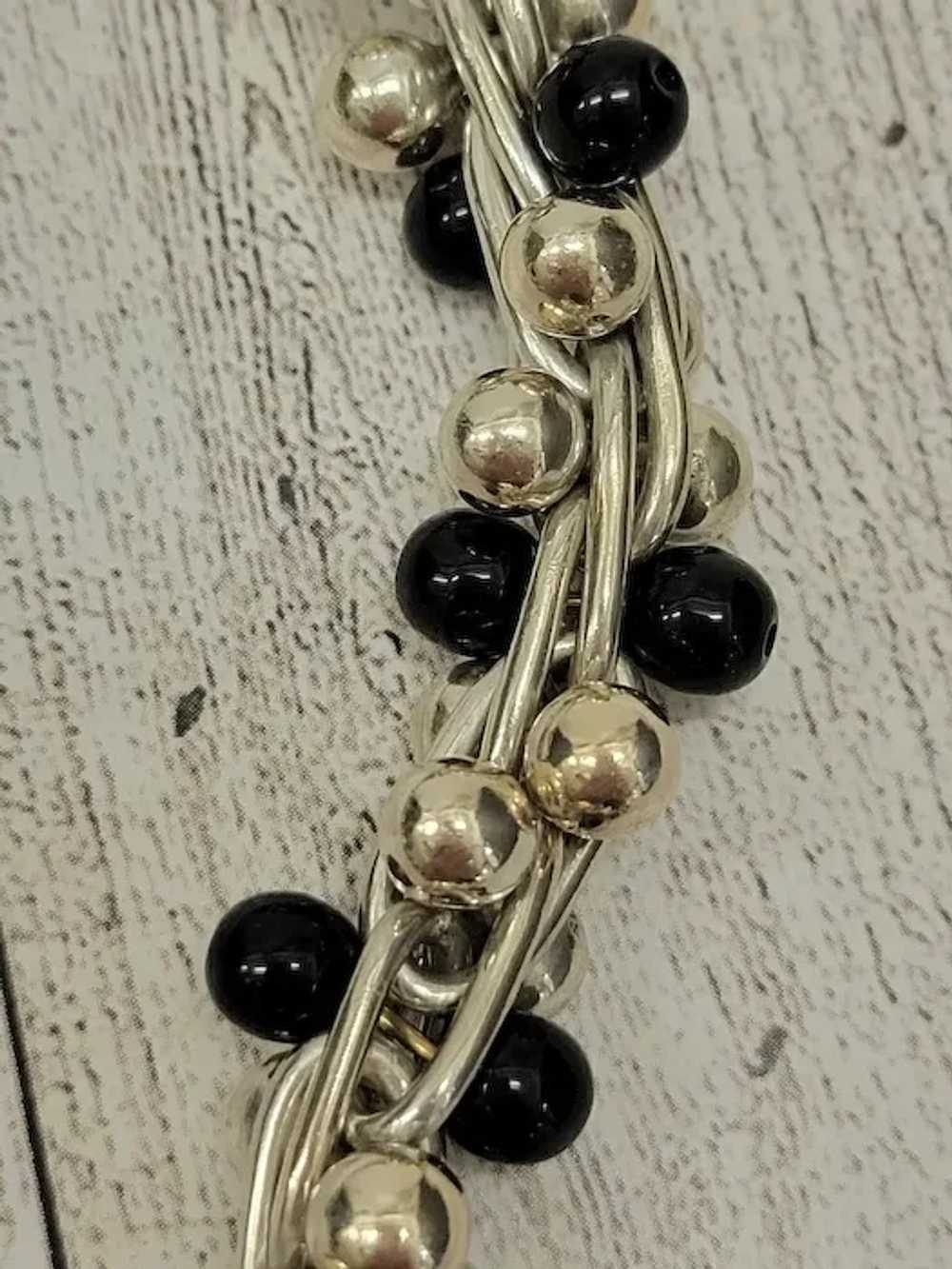 Vintage Sophisticated Choker Necklace/Bracelet St… - image 4