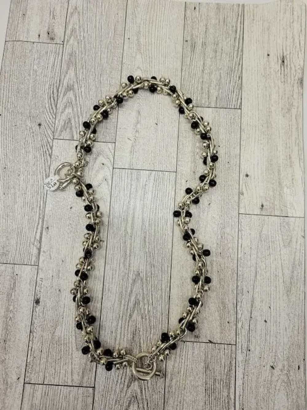 Vintage Sophisticated Choker Necklace/Bracelet St… - image 6