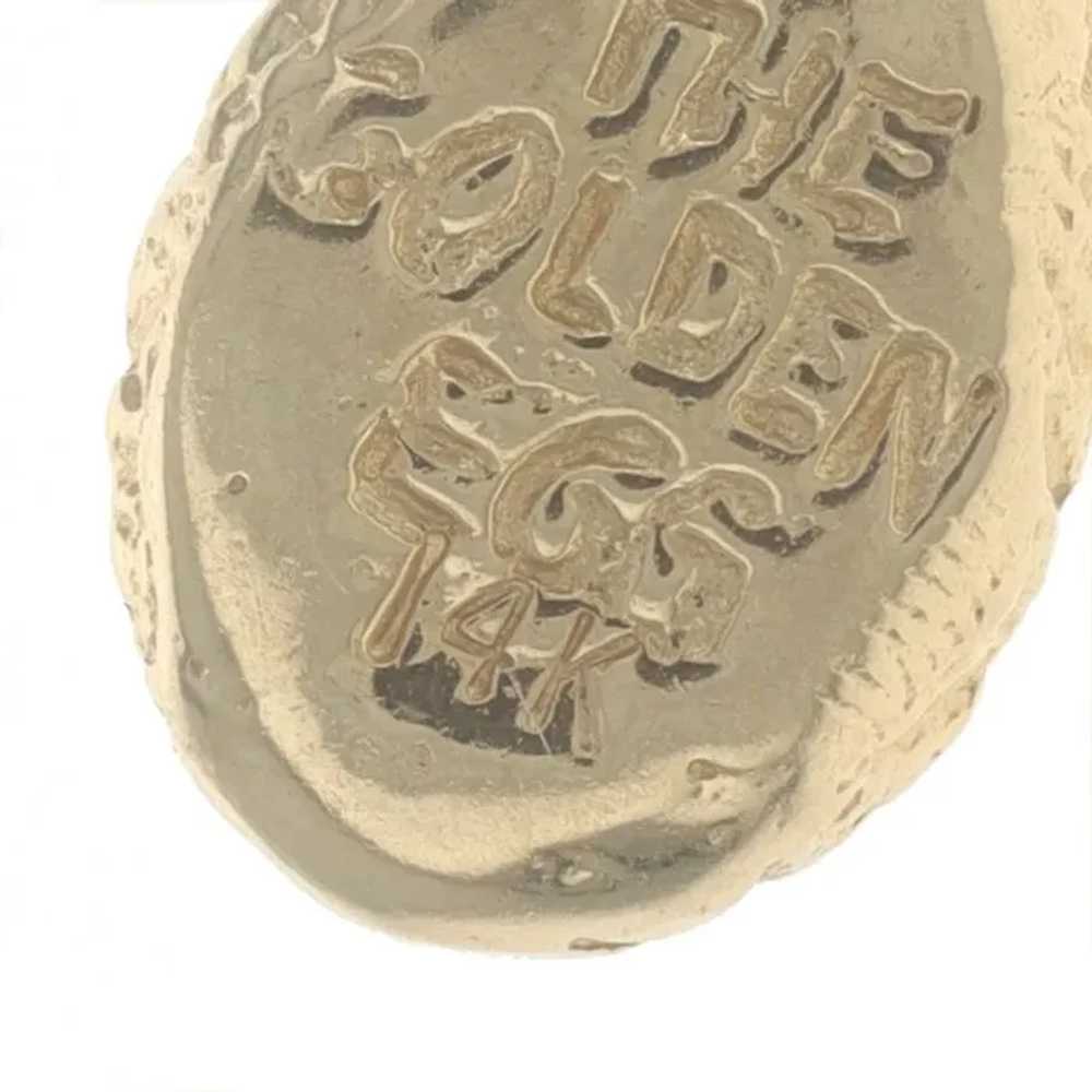 Yellow Gold Goose that Laid the Golden Egg Charm … - image 5