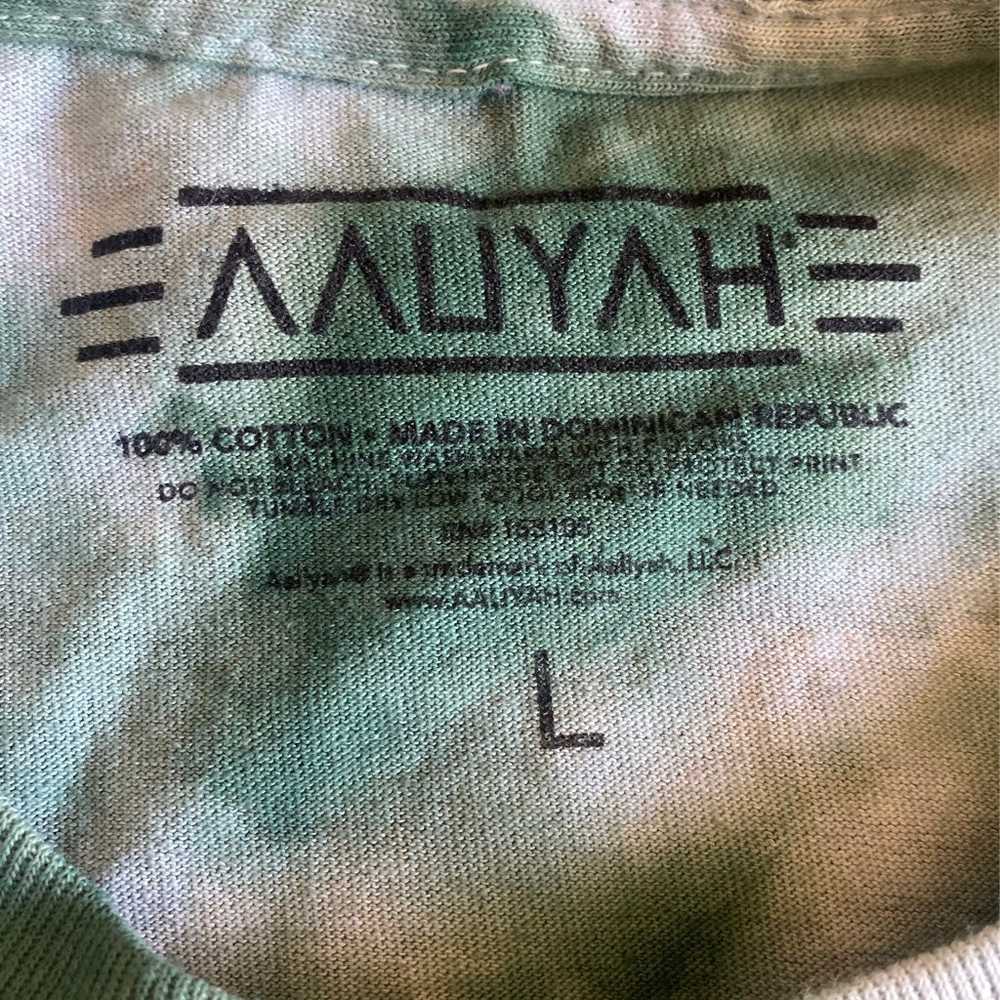 Vintage Aaliyah Tie Die Shirt Size L New!! - image 3
