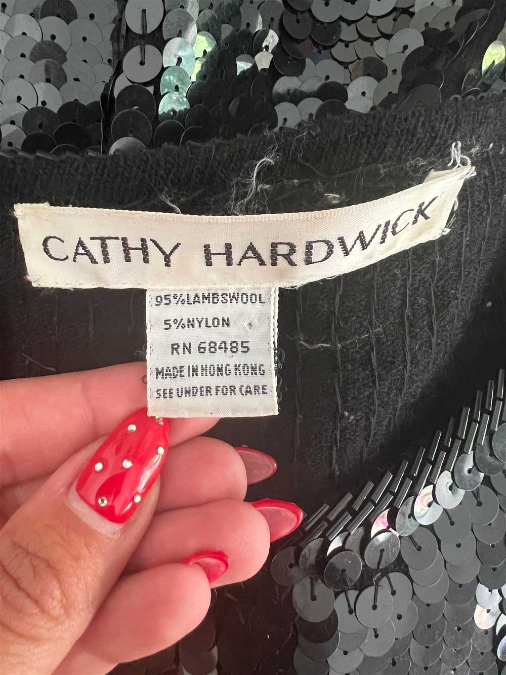 Cathy Hardwick Black Mini Party Dress - image 6