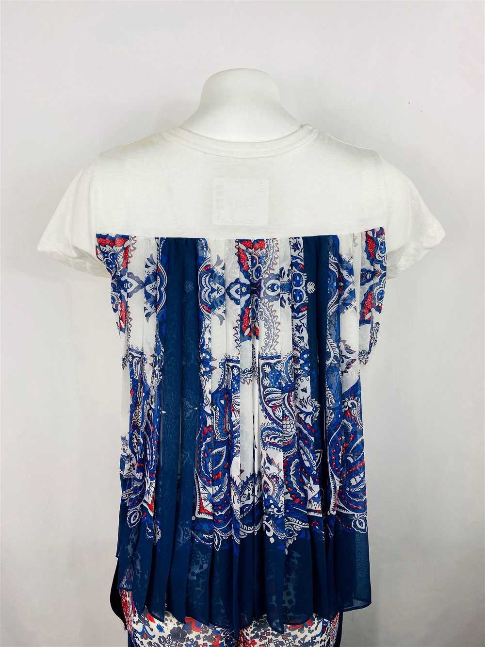 Sacai White and Blue Short Sleeve Top and Pants S… - image 12