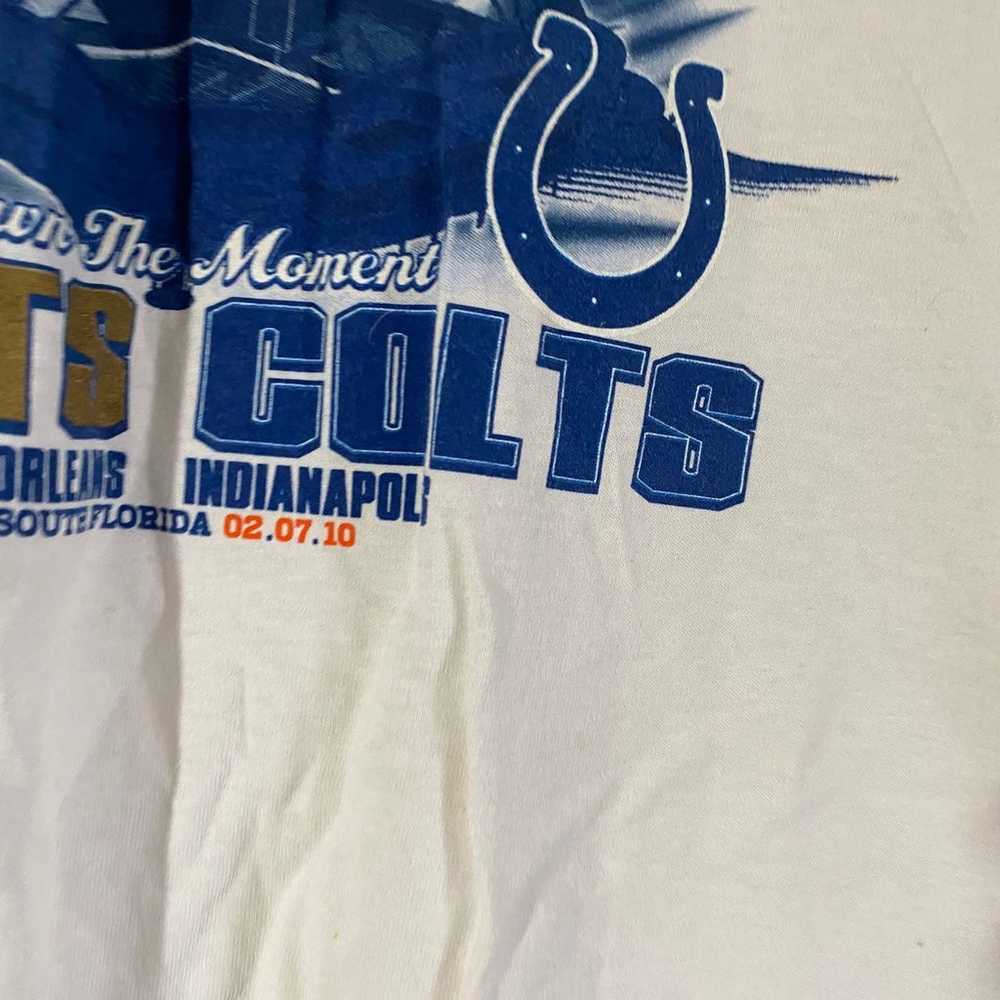 Super bowl Saint vs Colts Shirt - image 4
